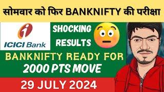 Nifty Prediction and Bank Nifty Analysis for Monday | 29 July 24 | Bank Nifty Tomorrow