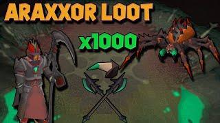 I Slayed Araxxor 1000 Times (OSRS Araxxor Loot)