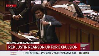 Rep. Pearson speaks before his expulsion vote