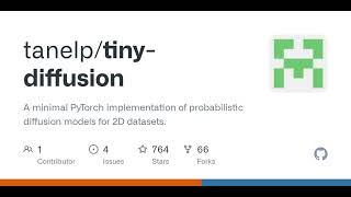 GitHub - tanelp/tiny-diffusion: A minimal PyTorch implementation of probabilistic diffusion model...