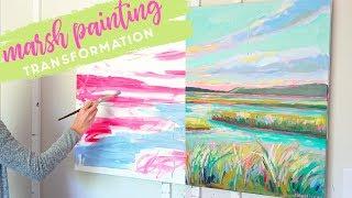 Marsh Painting Transformation