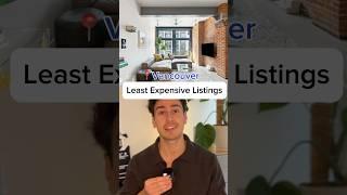 Least expensive Vancouver listings! #vancouver #canada #realestate #realtor #vancouverrealestate