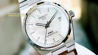 TISSOT PRX POWERMATIC 80 朱仔推介平玩《 復古天梭PRX 瑞士製造全自動機械》Hk4198白貝母超筍價tel 96699429深夜彩蛋推介