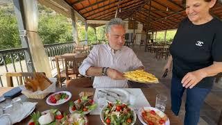 River Rock Restaurant, Bsharri. Traditional Lebanese Mountains Food