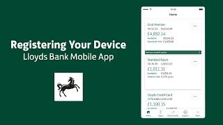 Lloyds Bank Mobile Banking app device registration guide