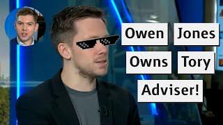 Owen Jones Owns Former Michael Gove Adviser Over Strikes!