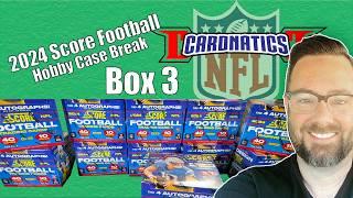 2024 Score Hobby Football Case Break Box 3 | Cardnatics