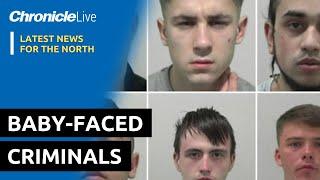 10 baby-faced North East criminals brought to justice so far this year