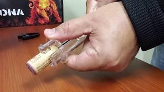 Amazing Simple Wine Opener - Pump Wine Opener Demo - Very Fun Gift!