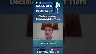 Understanding Decision Maker Tiers #saas #podcast #scavengerai #customerprofile #saasstartup #saas