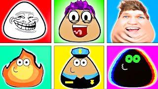 UNLOCKING *ALL POUs* IN ROBLOX FIND THE POUS!? (POU'S REVENGE SECRET ENDING!)