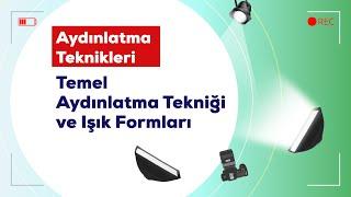 Aydınlatma Teknikleri: Temel Aydınlatma Tekniği 3 Işık Kuralı ve Işığın Formları (4K)