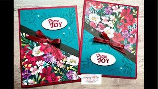 Beautiful Quick Christmas Cards with Regal Winter DSP!!