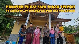 SAH..ACARA SELAMATAN DAN PENGAJIAN SERAH KUNCI RUMAH BARU PAK ULE SULAEMAN BERJALAN DENGAN LANCAR