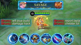 LAYLA BLUE BUILD (ONE HIT DAMAGE HACK! ) SAVAGE!!