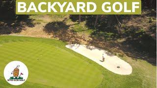 HOW TO BUILD A SAND TRAP ON YOUR BACKYARD GOLF GREEN!