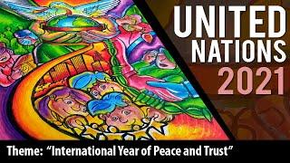 POSTER MAKING ARTWORK / INTERNATIONAL  YEAR OF PEACE AND TRUST