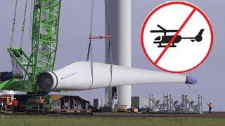 Why Helicopters Can't airlift Wind Turbine Blades