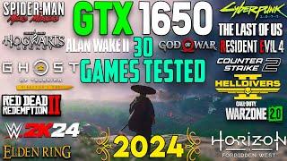 GTX 1650 : Testing 30 Games in 2024 - Unbelievable Results!