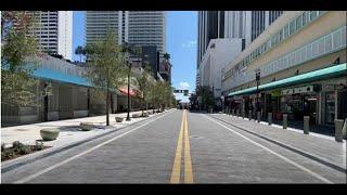 Ribbon cutting ceremony to welcome the revamping of Flagler Street on South E. 3rd Ave.