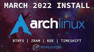 Arch Linux Monthly Install: March 2022