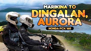 5 HOURS MARIKINA TO DINGALAN AURORA PROVINCE | Honda PCX 160 | Couple Ride