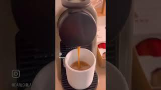 how i make iced coffee with my nespresso essenza mini ️