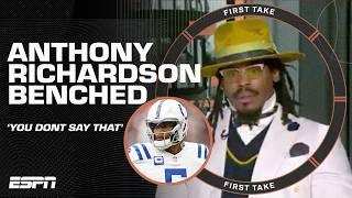 Cam Newton SOUNDS OFF on Anthony Richardson ️ ‘YOU DON’T DO THAT’ | First Take