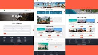 Travel Management Web Design Using PHP-MYSQL-HTML-CSS-JavaScript