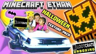 LETS PLAY MINECRAFT HALLOWEEN Mash-up World And LOOTCRATE UNBOXING