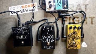 RAT clone distortion pedal comparison - ProCo RAT 2 vs. BIG EAR WOODCUTTER vs. Walrus Iron Horse V2