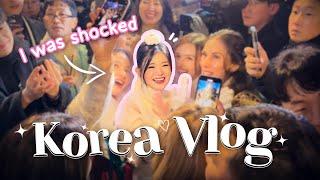 Korea vlog: k-pop stars, meet Squid Game actress,ringing the bell. I was shocked…