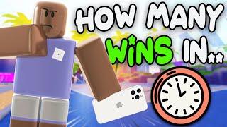 How Many Wins Can I Get in 30 Minutes? (ROBLOX Hoopz)