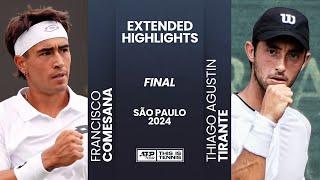 Francisco Comesana vs Thiago Agustin Tirante | FINAL São Paulo 2024 | #ATP Highlights