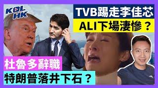 25-1-8 TVB踢走李佳芯，Ali下場淒慘？杜魯多辭職，特朗普落井下石？【有片】｜KOLHK時事梓引｜ft.@dominicleehk