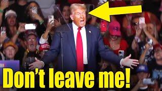 BREAKING: Crowd FLEES Rally as Trump LOSES IT On Stage!