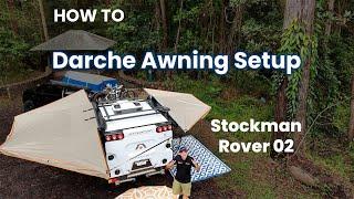 How to Set Up the Darche 180° Awning on the Stockman Rover 02 | Full Guide