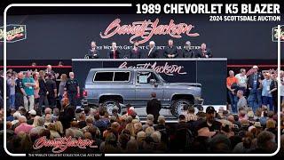 SOLD! 1989 Chevrolet K5 Blazer - BARRETT-JACKSON 2024 SCOTTSDALE AUCTION