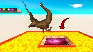 The OnLY Option is to JumP into LaVA or PoRTAL and SavE the PENGUIN - Animal Revolt Battle Simulator
