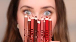 The BEST NEW Drugstore Lip Liner?! Swatching ALL 10 SHADES!