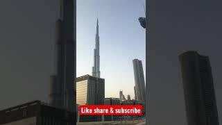 #shorts Dubai metro from business class window | morning view #shortvideo #dubai