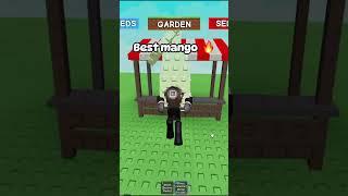 Mejor mango en grow a garden? tiene la mutación celestial y disco #feedshorts #roblox #garden