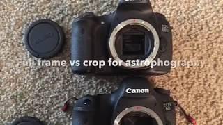 Crop vs full frame for astrophotography