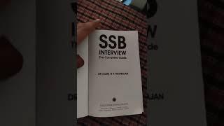 best book for SSB preparation️ must buy this #DR(CDR) N K NATRAJAN sir️