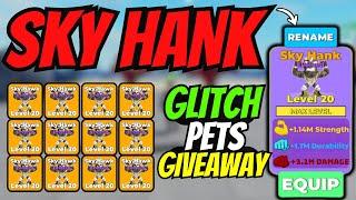 How to Get FREE SKY HANK Pets in Muscle Legends 2024  | Roblox Muscle legends Glitch Pet & Giveaway