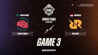 Twisted Minds vs RRQ Hoshi GAME 3 M6 World Championship | RRQ vs TW ESPORTSTV