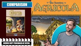 Caverna differences from Agricola