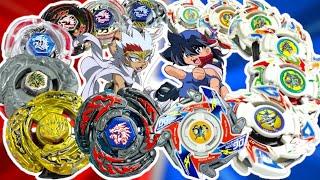 ALL L-DRAGO BEYS vs ALL DRAGOON BEYS | Ryuga VS Tyson | CROSSGEN | MFB vs BAKUTEN SHOOOT BEYBLADE