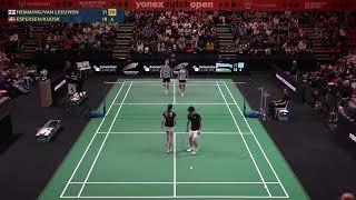 Match point - Hemming / Van Leeuwen vs Espersen / Kudsk - XD, Final - Dutch Open 2023