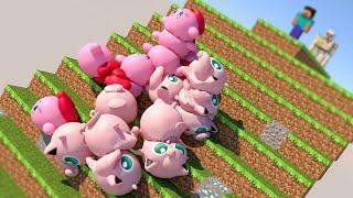 Kirby vs Jigglypuff X10 [Softbody Race]